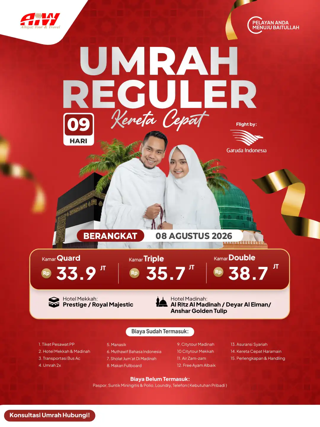 UMROH REGULER 9HR (KERETA CEPAT)